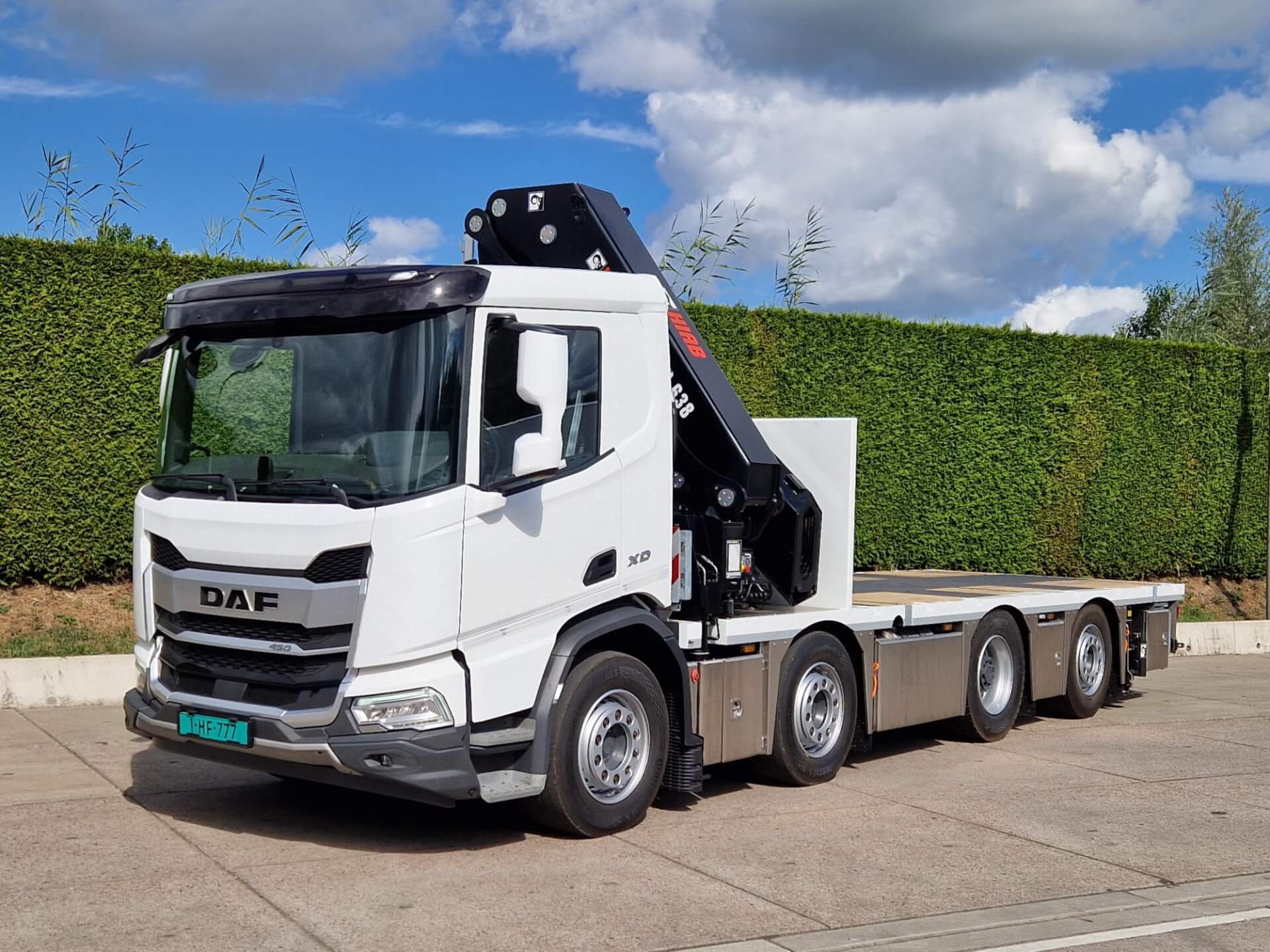 DAF 8x2 Wide-Spread HAMER HIAB_HIPRO-638 lv 2