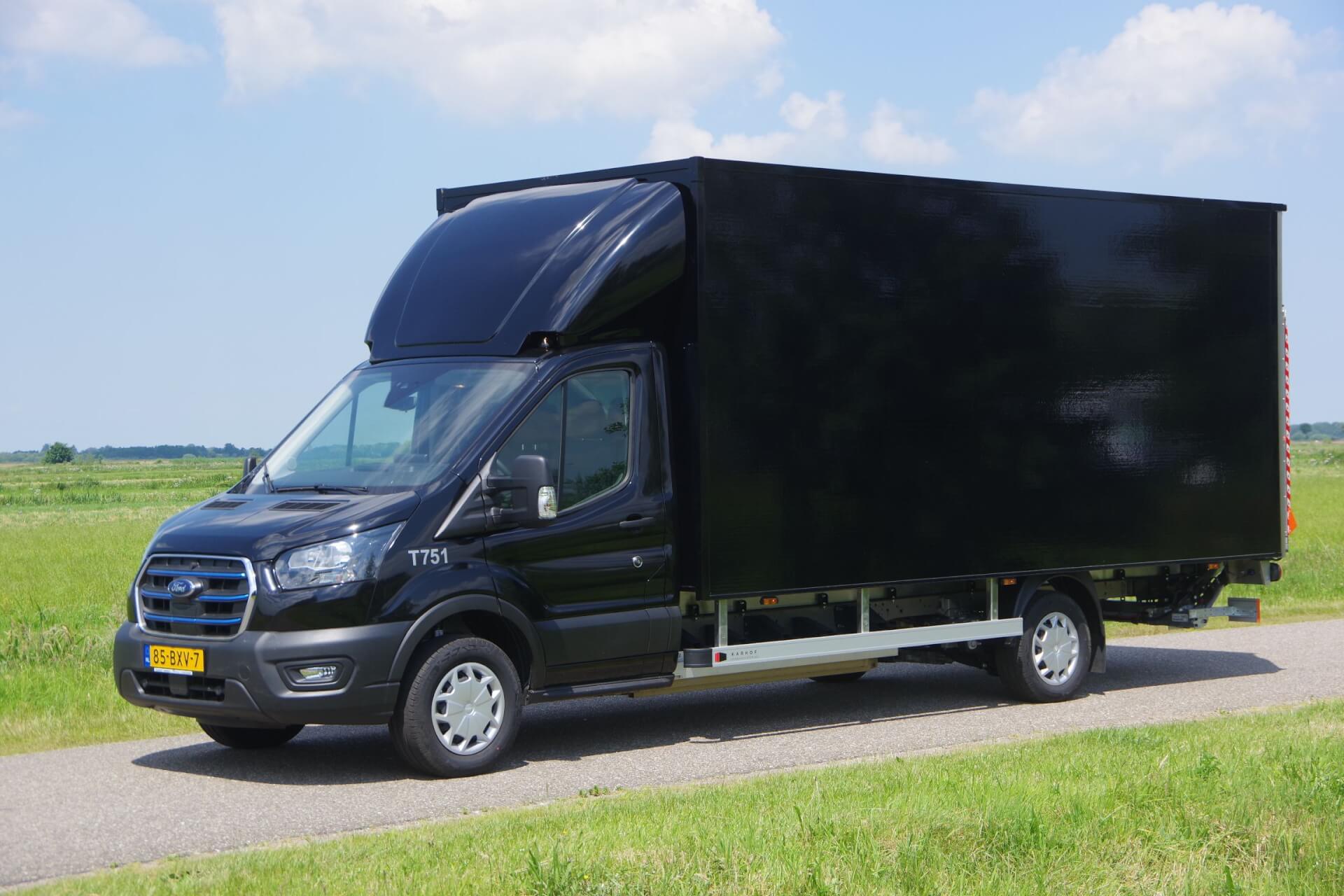 FORD e-Transit zwart 26M3 lv