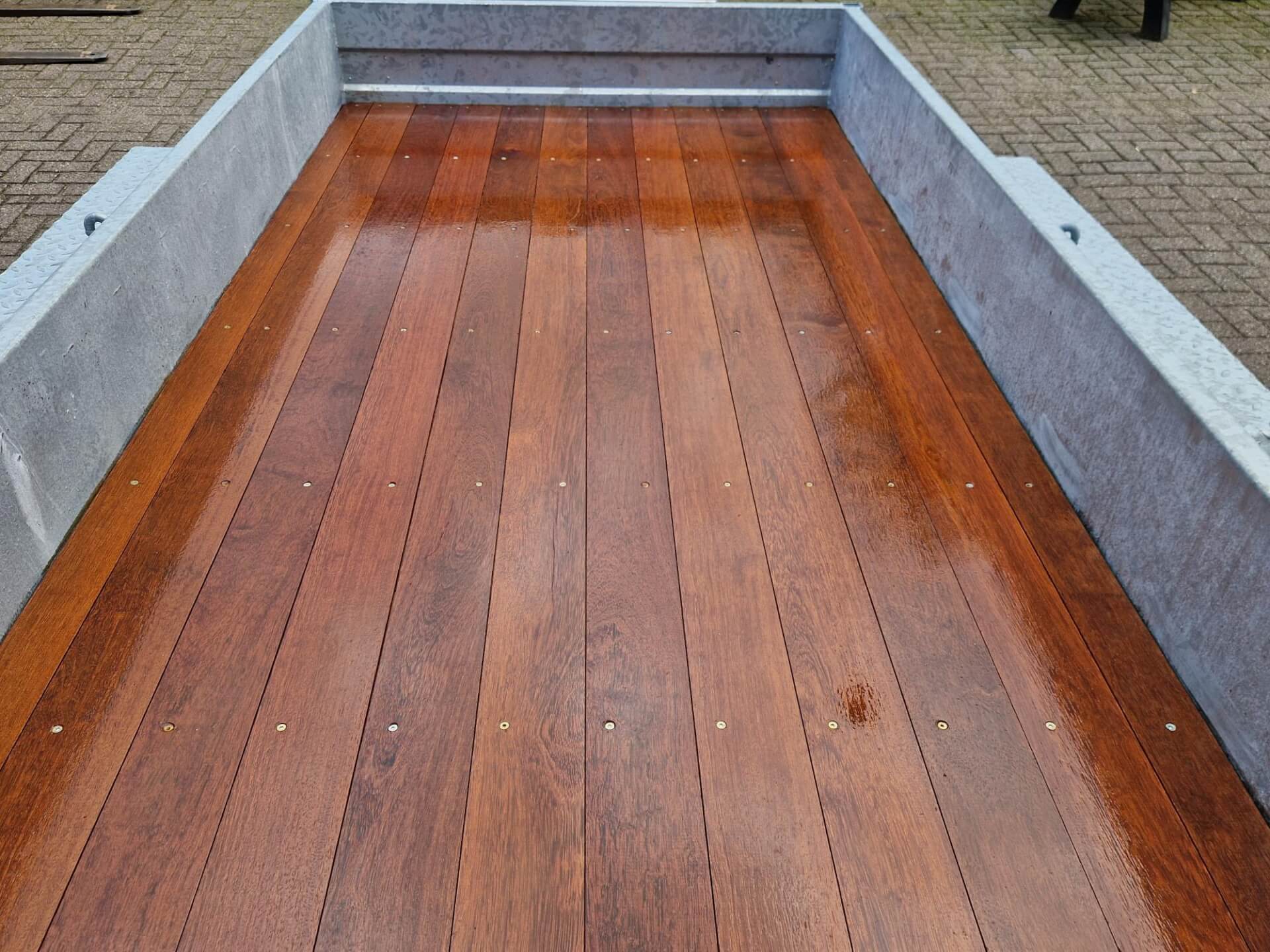 Harthouten vloer 25 mm