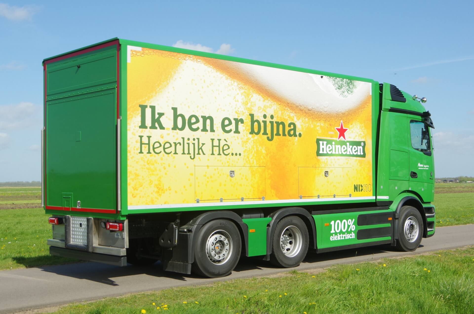 Mercedes e-600 6x2 Wide-Spread Heineken ra