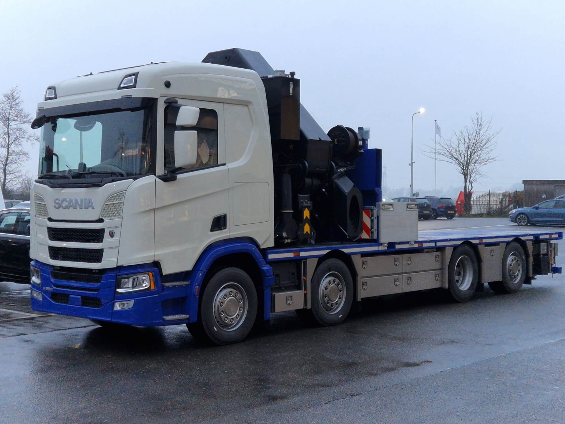 SCANIA 8x2 Boekweit lv