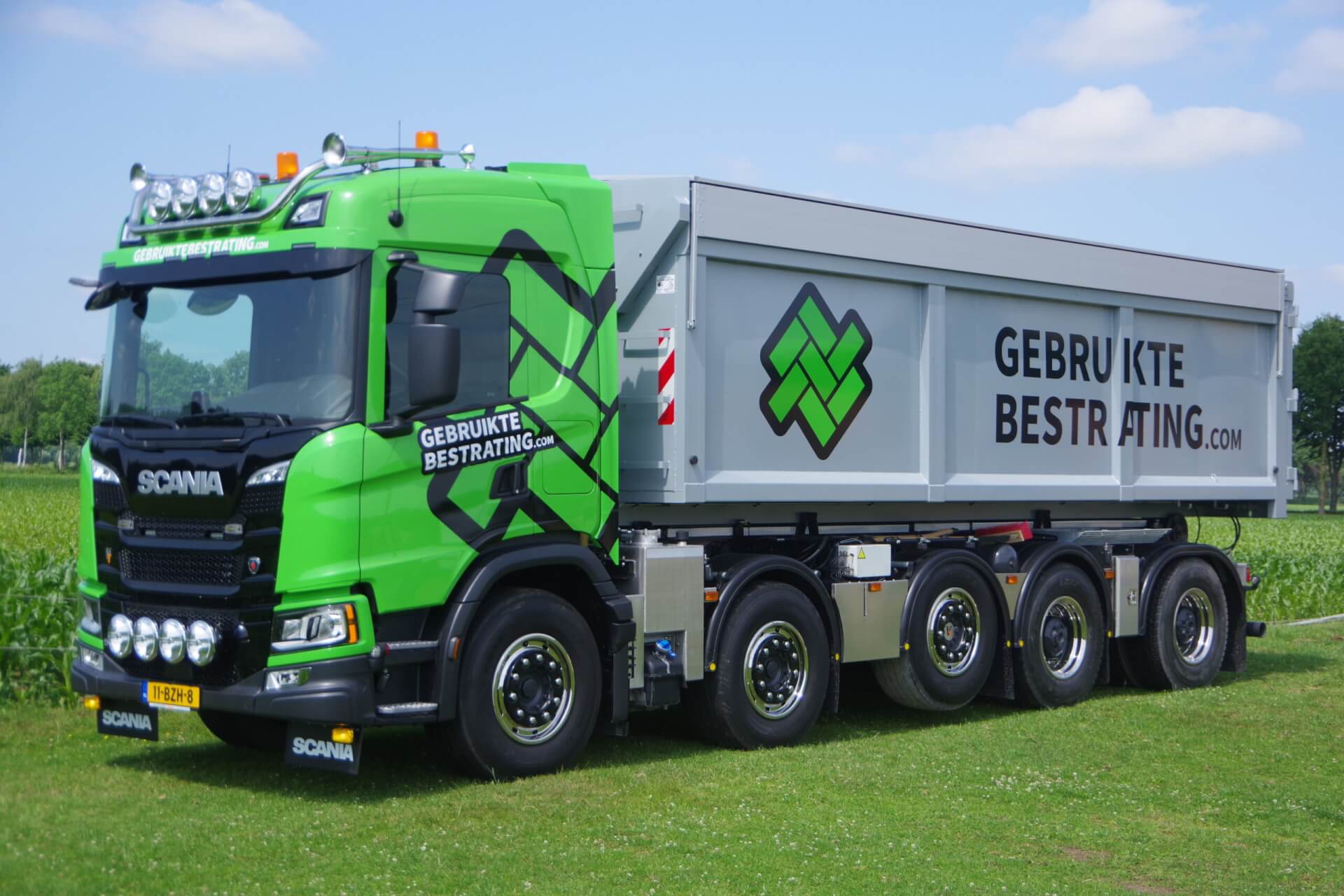 SCANIA G560 10x4 WIDE-SPREAD met 40Ton_VDL+Container lv 4