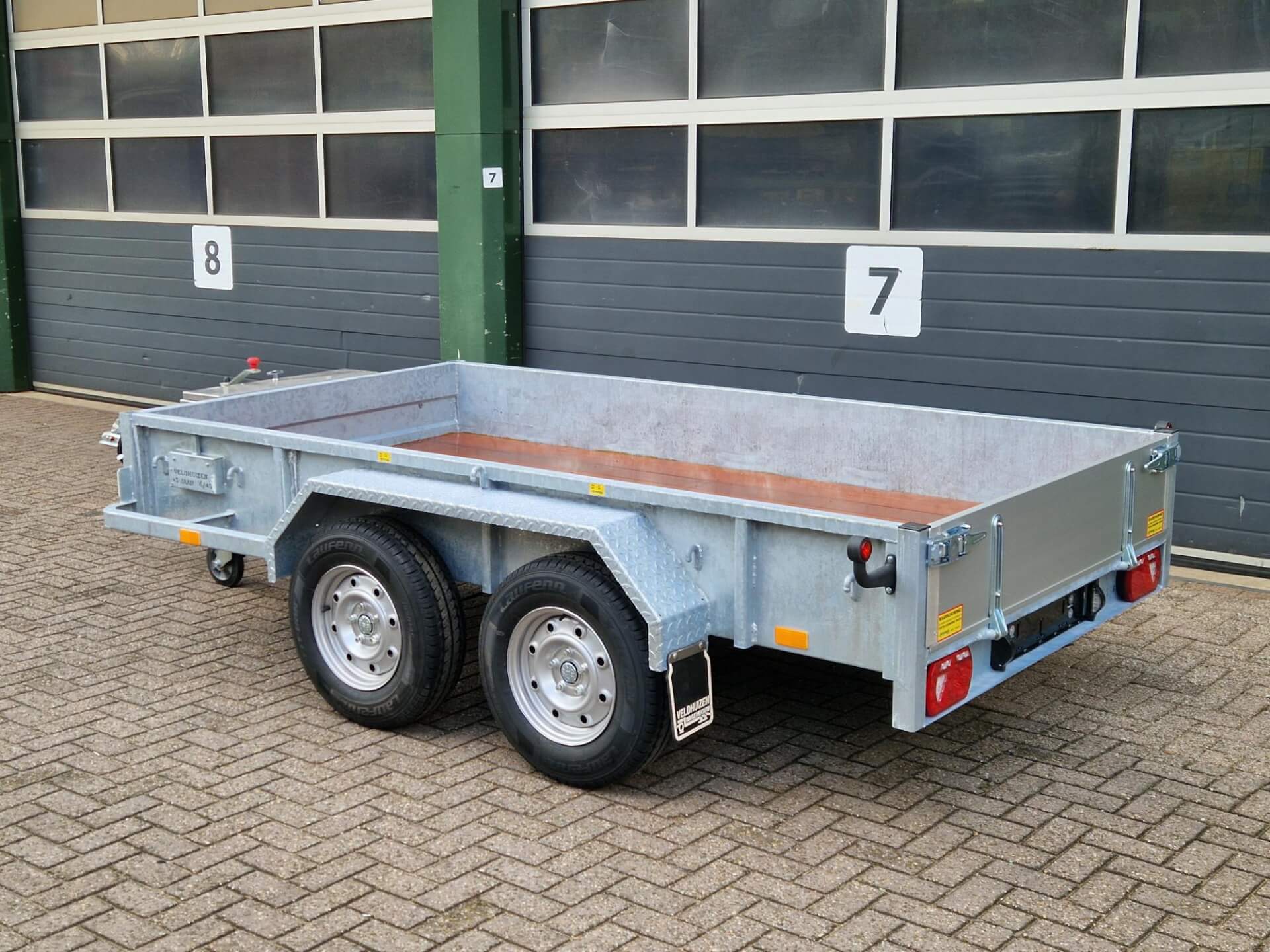 Tandem dieplader 3x1,57m la