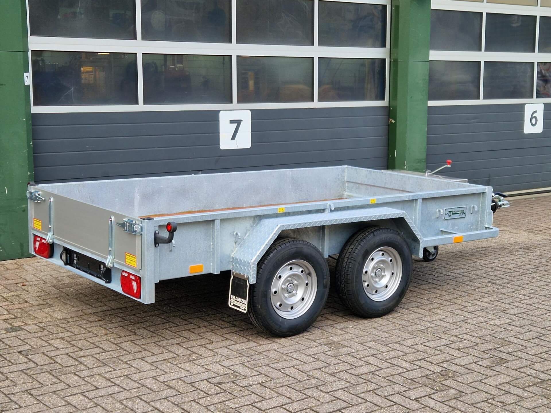 Tandem dieplader 3x1,57m ra