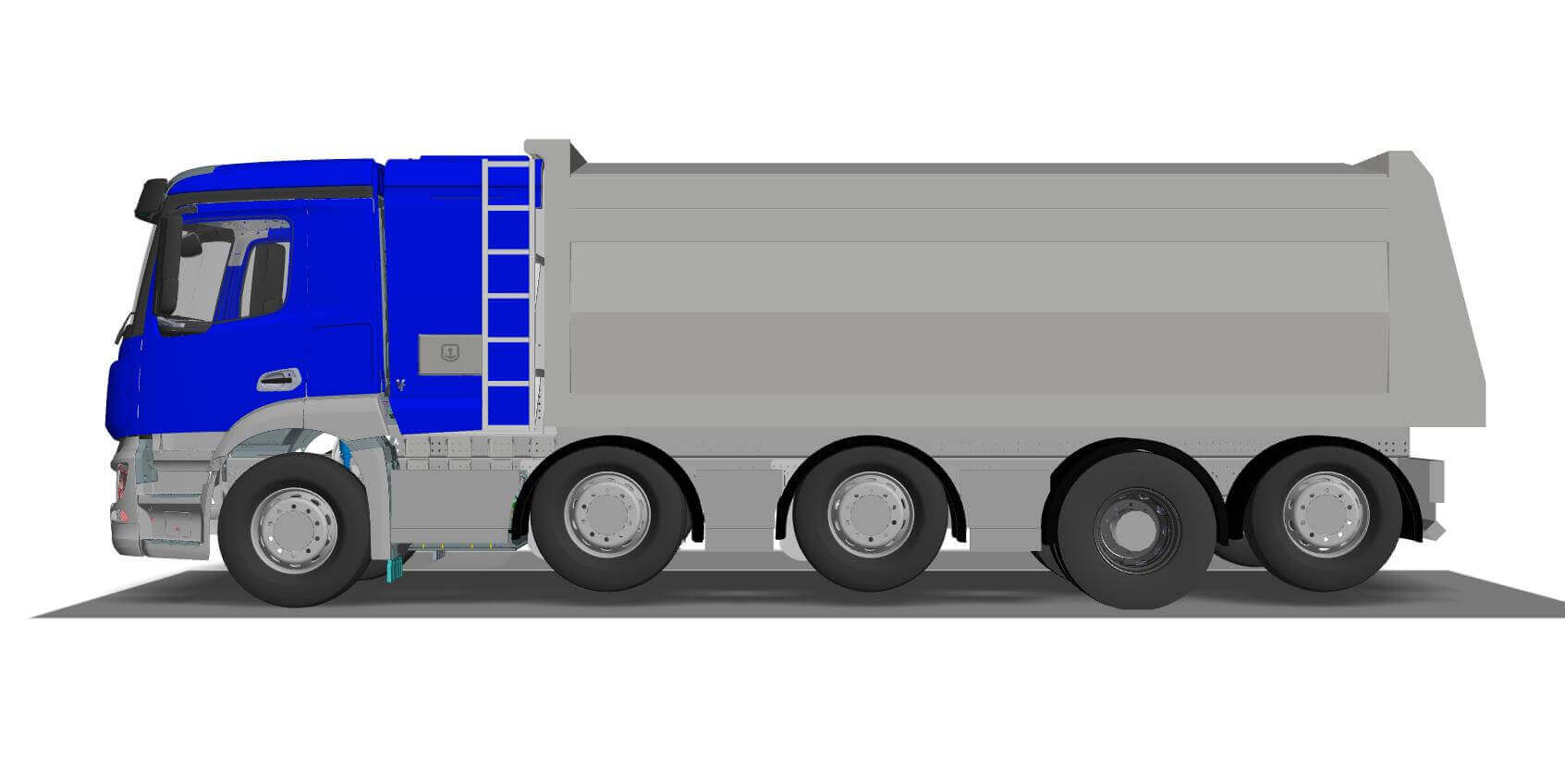 VELDHUIZEN E-TRUCKS 10x2-liftassen-Blauw-lz