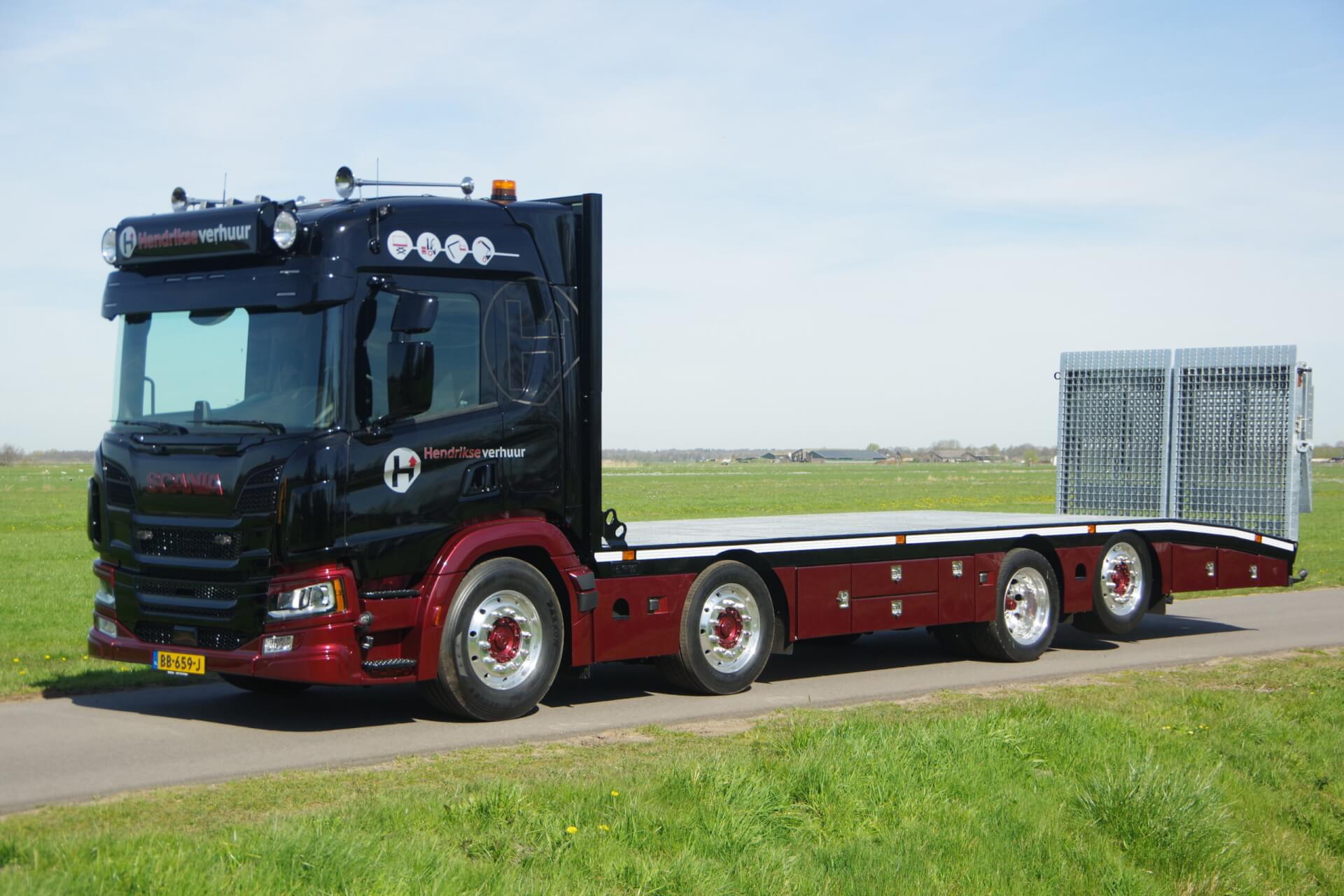 Veldhuizen SCANIA Oprijwagen 4-as Hendriksen lv 3