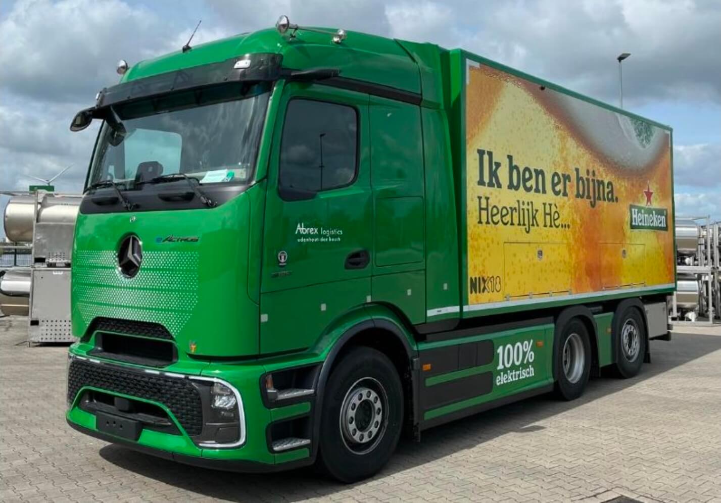 e-ACTROS 6x2 31,5 T Heiniken