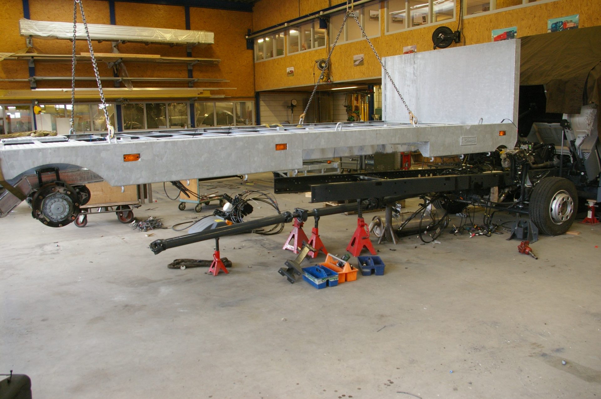 frame hangt boven chassis rz 2